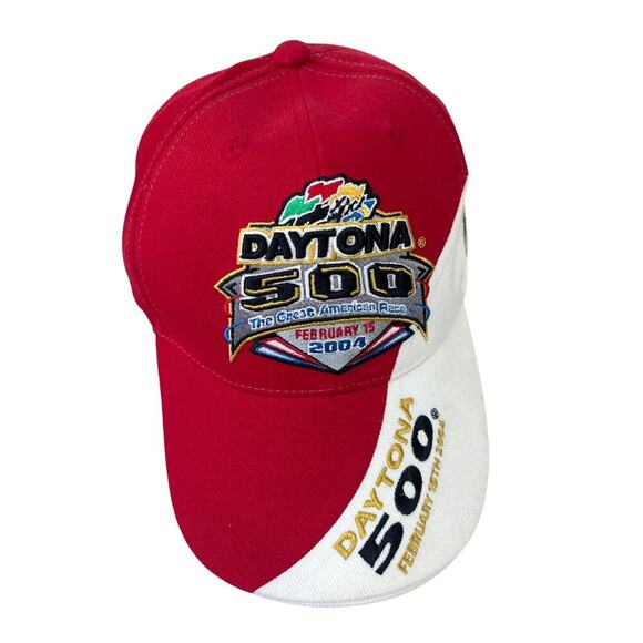 NASCAR 2004 Daytona 500 Hat Cap Twins Enterprise Motor Sports Earnhardt Jr Win - Picture 1 of 8